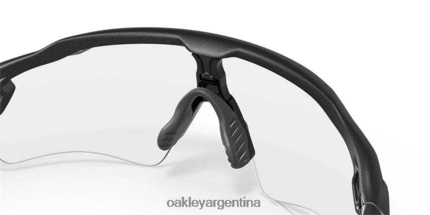 Oakley trayectoria del radar ev NBFV4225 gafas Lentes fotocromáticas de iridio de transparente a negro, montura de acero