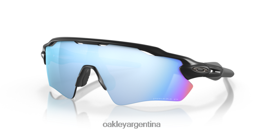 Oakley trayectoria del radar ev NBFV4232 gafas Lentes prizm polarizadas deep water, montura negra mate