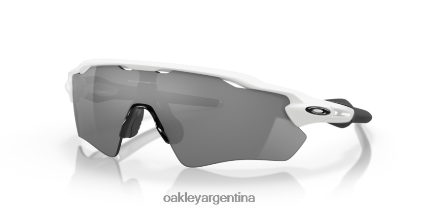 Oakley trayectoria del radar ev NBFV4239 gafas lentes prizm polarizadas negras, montura blanca pulida