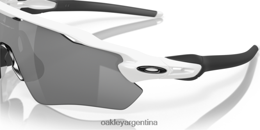 Oakley trayectoria del radar ev NBFV4239 gafas lentes prizm polarizadas negras, montura blanca pulida
