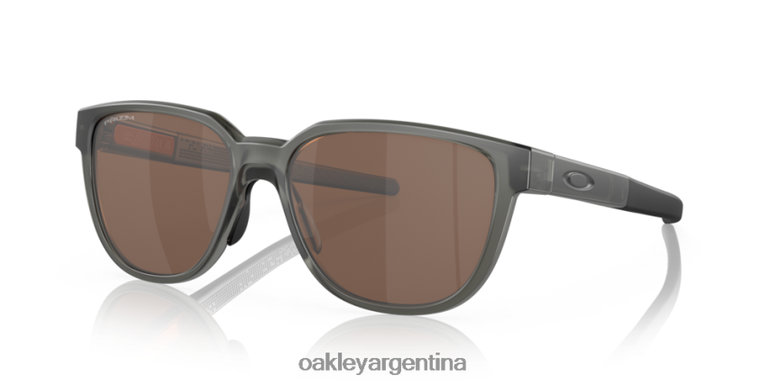 Oakley actuador (ajuste de puente bajo) NBFV42839 gafas Lentes Prizm de tungsteno, montura gris humo mate.