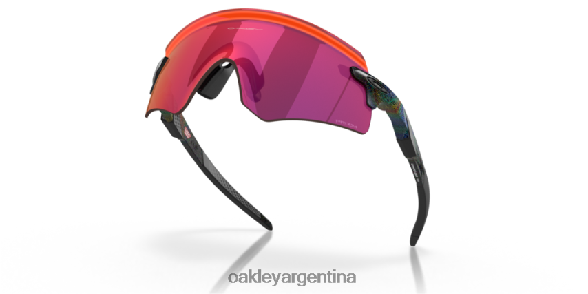 Oakley codificador (ajuste de puente bajo) NBFV421062 gafas Lentes prizm road, montura galaxia oscura