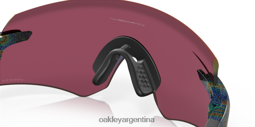 Oakley codificador (ajuste de puente bajo) NBFV421062 gafas Lentes prizm road, montura galaxia oscura