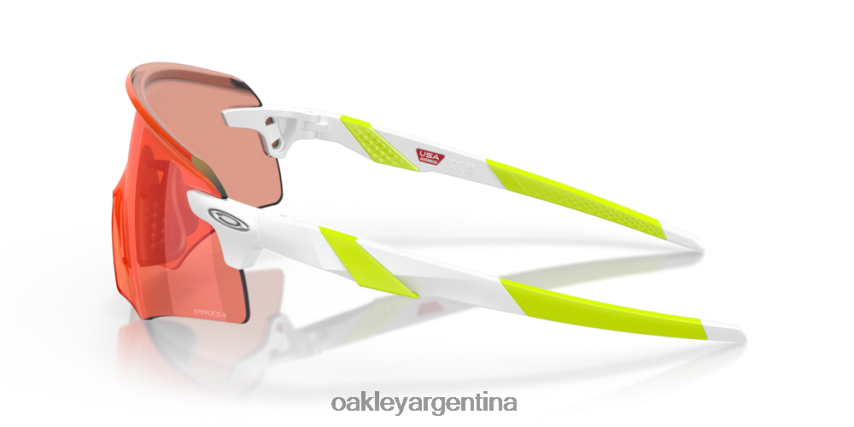 Oakley codificador (ajuste de puente bajo) NBFV421065 gafas Lentes Prizm Field, montura blanca mate.