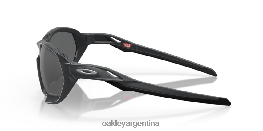 Oakley colección de alta resolución plazma (ajuste de puente bajo) NBFV42592 gafas lentes polarizadas prizm negras, marco de carbono mate de alta resolución