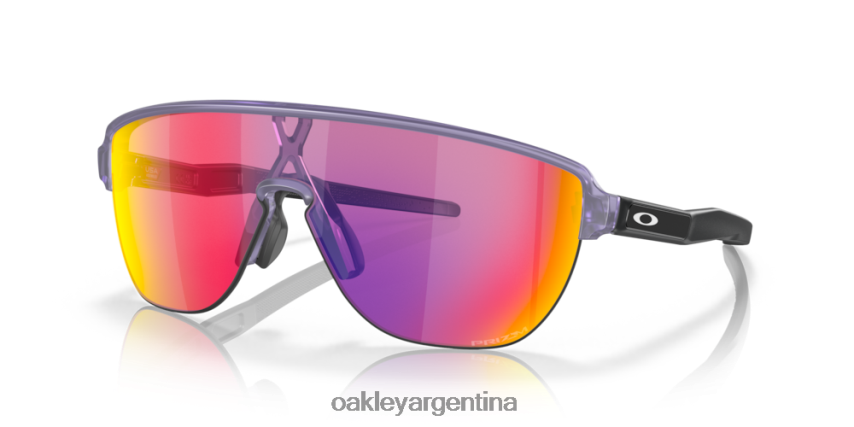 Oakley corredor (ajuste de puente bajo) NBFV42171 gafas Lentes prizm road, montura lila transparente mate