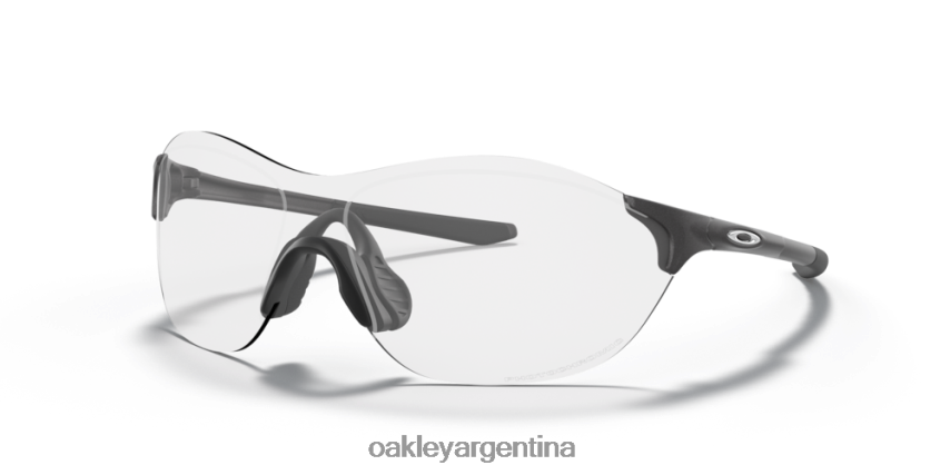 Oakley evzero swift (ajuste de puente bajo) NBFV42933 gafas Lentes fotocromáticas de iridio de transparente a negro, montura de acero