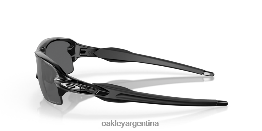 Oakley flak 2.0 (ajuste de puente bajo) NBFV42868 gafas lentes prizm polarizadas negras, montura negra pulida