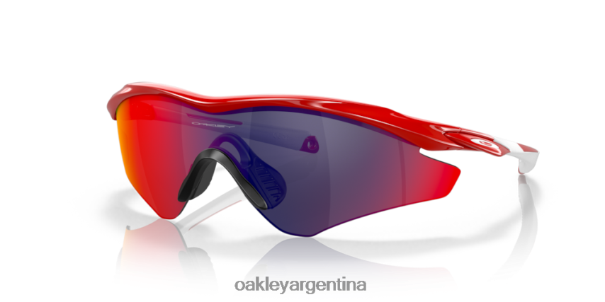 Oakley marco m2 NBFV42734 gafas lentes de iridio rojo positivo, montura redline