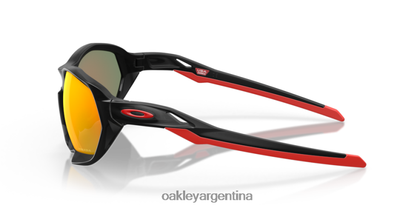 Oakley plasma NBFV42266 gafas Lentes Prizm Ruby, montura tinta negra mate.