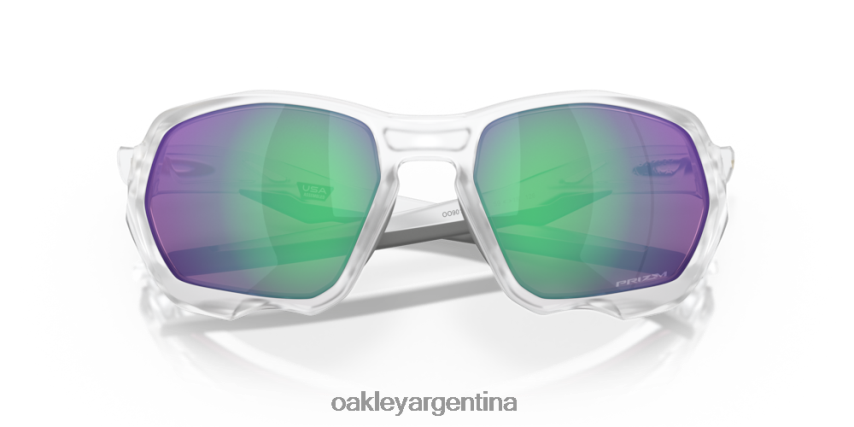 Oakley plazma (ajuste de puente bajo) NBFV42591 gafas Lentes prizm road jade, montura transparente mate