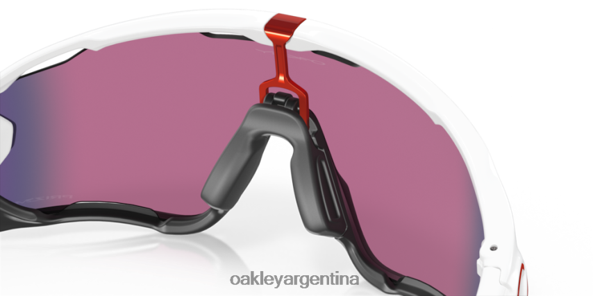 Oakley quebrador de fauces NBFV42399 gafas Lentes Prizm Road, montura blanca pulida.