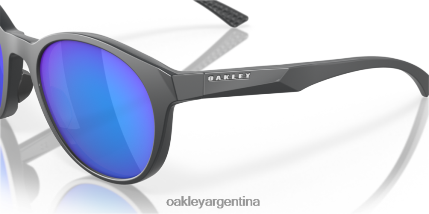 Oakley rocío del mar NBFV421087 gafas lentes polarizadas prizm sapphire, montura de carbono mate