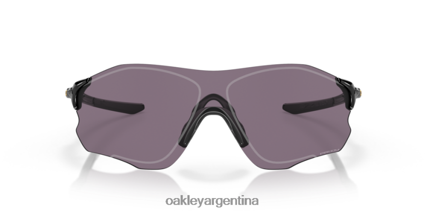 Oakley ruta evzero (ajuste de puente bajo) NBFV42890 gafas lentes gris prizm, montura negra pulida