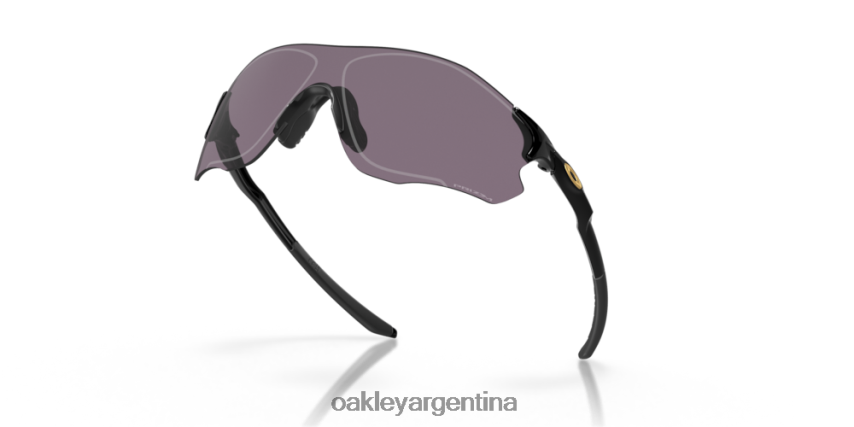 Oakley ruta evzero (ajuste de puente bajo) NBFV42890 gafas lentes gris prizm, montura negra pulida