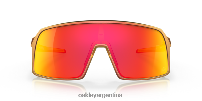 Oakley serie de diseños sutro troy lee NBFV42929 gafas lentes prizm ruby, diseños de troy lee montura de cambio en oro rojo