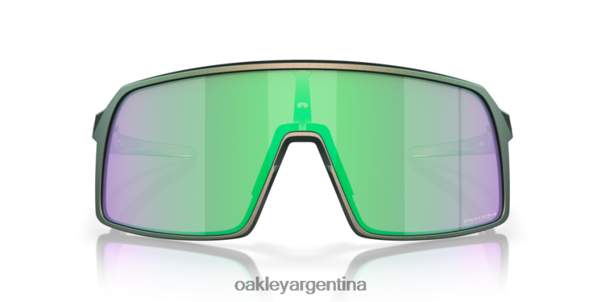 Oakley sutro (ajuste de puente bajo) descubre la colección NBFV42927 gafas Lentes prizm road jade, montura con cambio de color verde plateado mate