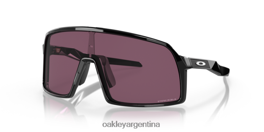 Oakley sutro s NBFV42272 gafas lentes prizm road negras, montura negra pulida