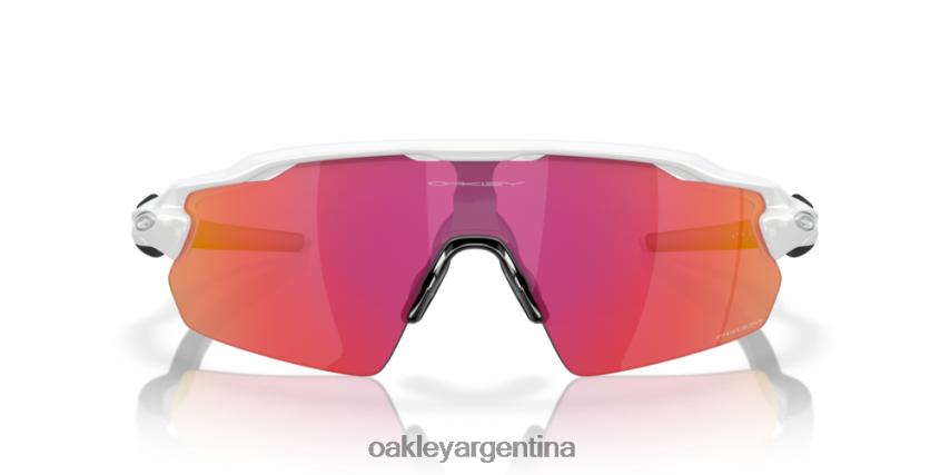 Oakley tono del radar ev NBFV42730 gafas Lentes Prizm Field, montura blanca pulida.