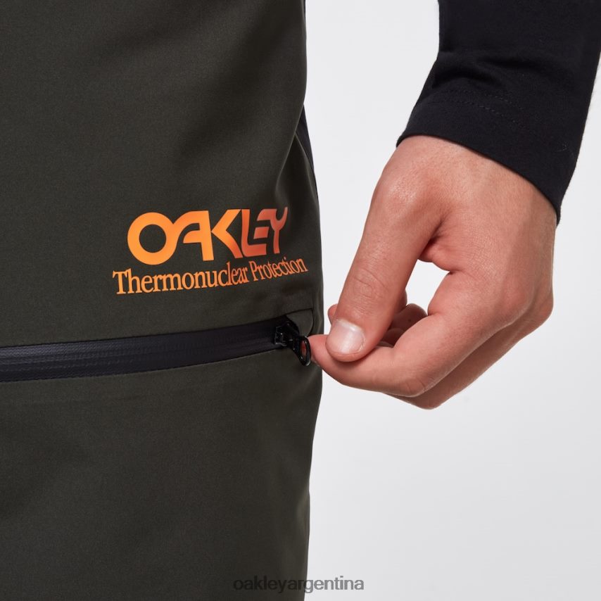 Oakley babero de concha tnp NBFV422863 ropa verde negro