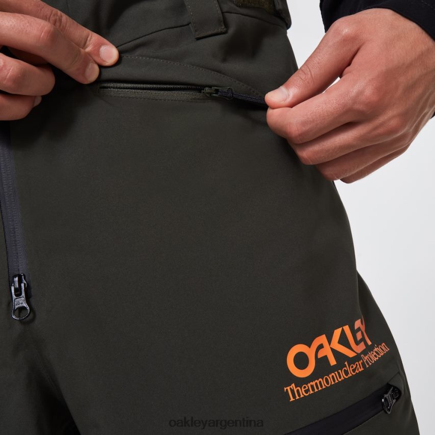 Oakley babero de concha tnp NBFV422863 ropa verde negro