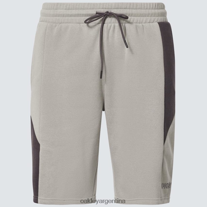 Oakley pantalones cortos de retroceso NBFV422746 ropa gris piedra