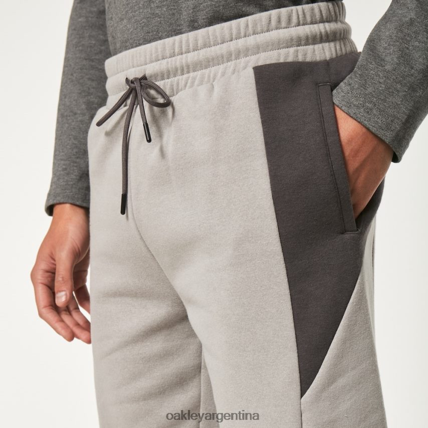 Oakley pantalones cortos de retroceso NBFV422746 ropa gris piedra