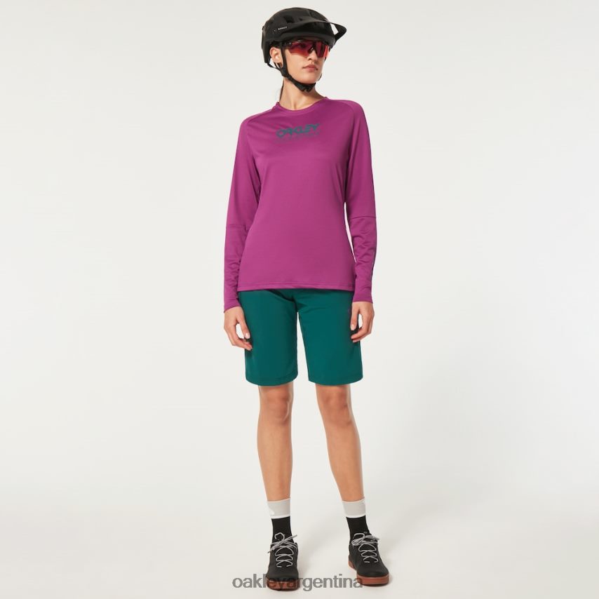 Oakley pantalones cortos mtb drop mujer NBFV422784 ropa arándano