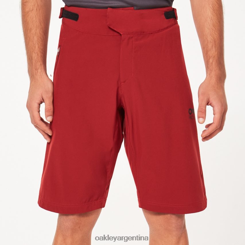 Oakley piloto de fábrica lite corto NBFV422849 ropa rojo hierro