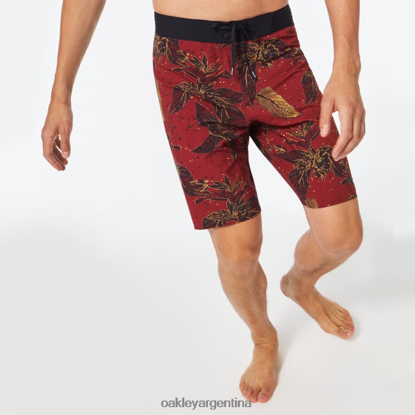 Oakley bañador ohana floral de 20" NBFV422894 ropa rana flor roja
