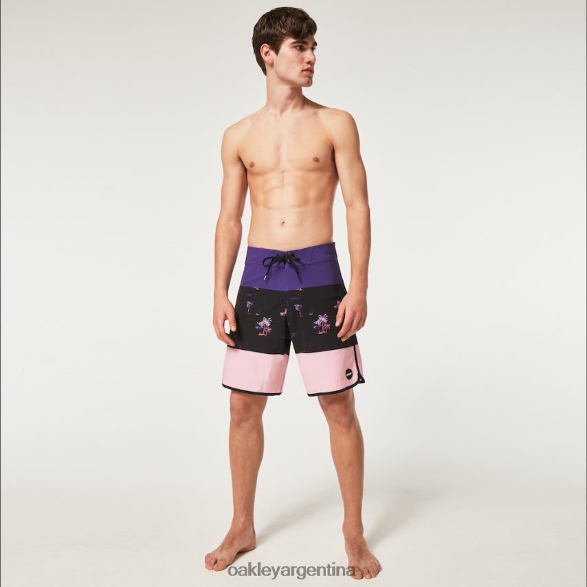 Oakley bañador tropics st 19"rc NBFV422766 ropa rayas de palmas negras
