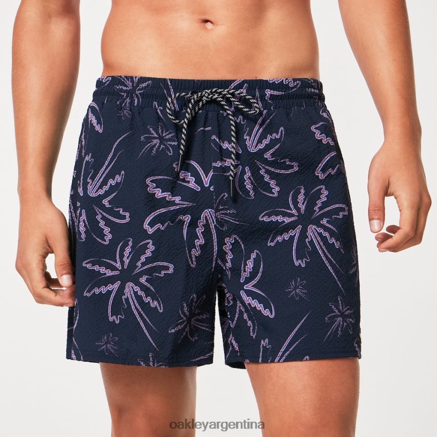 Oakley short de playa deco palms rc NBFV422916 ropa tres lineas palmas azul