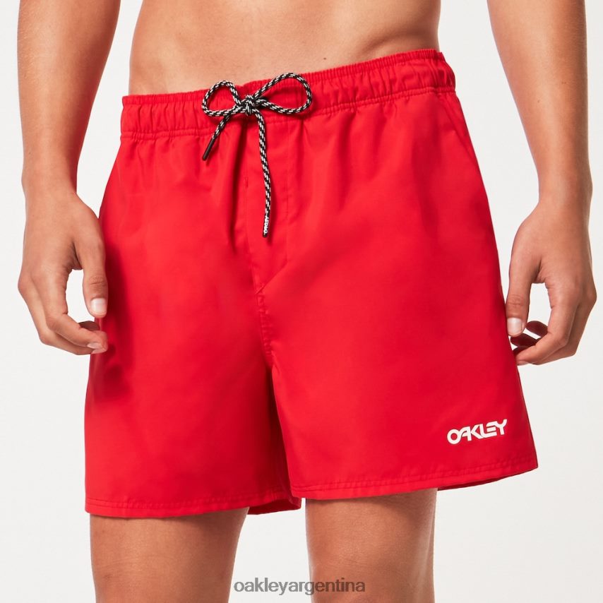 Oakley shorts de playa de 16" para voleibol de playa NBFV422647 ropa línea roja