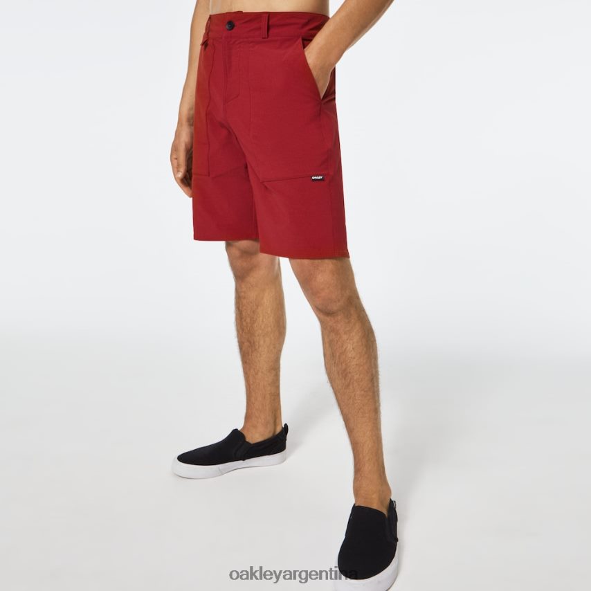 Oakley b1b híbrido corto 20 NBFV422893 ropa brezo rojo hierro