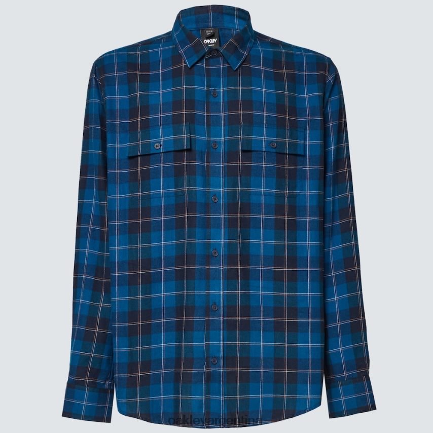 Oakley botón de cabina abajo ls NBFV422510 ropa cheque azul