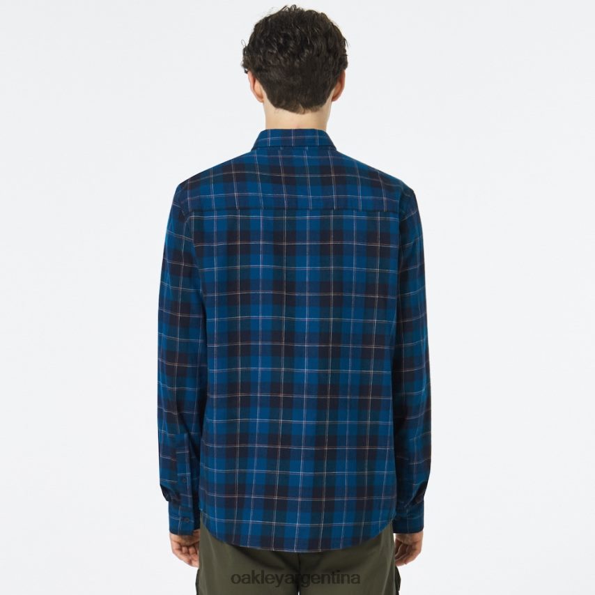 Oakley botón de cabina abajo ls NBFV422510 ropa cheque azul