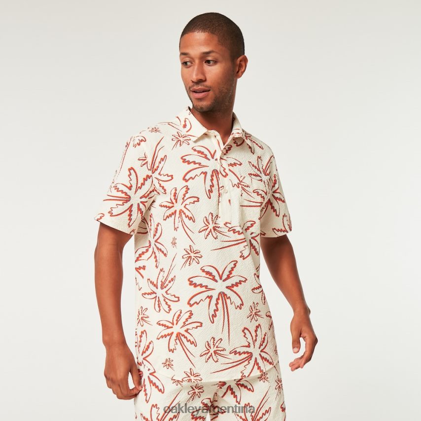 Oakley deco palms rc ss botón hacia abajo NBFV422593 ropa tres líneas palmas árticas