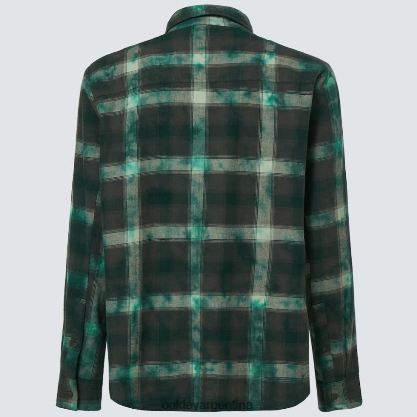 Oakley franela a cuadros cabina NBFV422296 ropa cheque verde