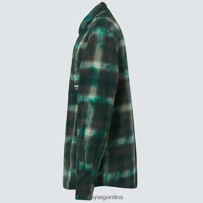 Oakley franela a cuadros cabina NBFV422296 ropa cheque verde