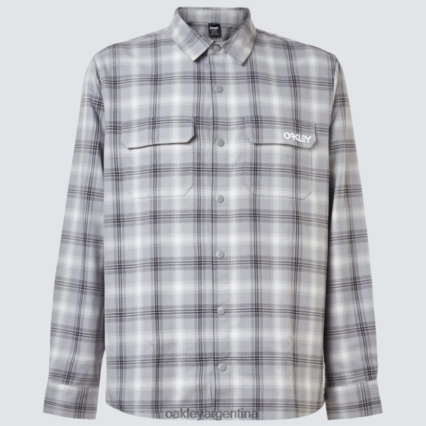 Oakley franela niseko tech NBFV422464 ropa cheque gris