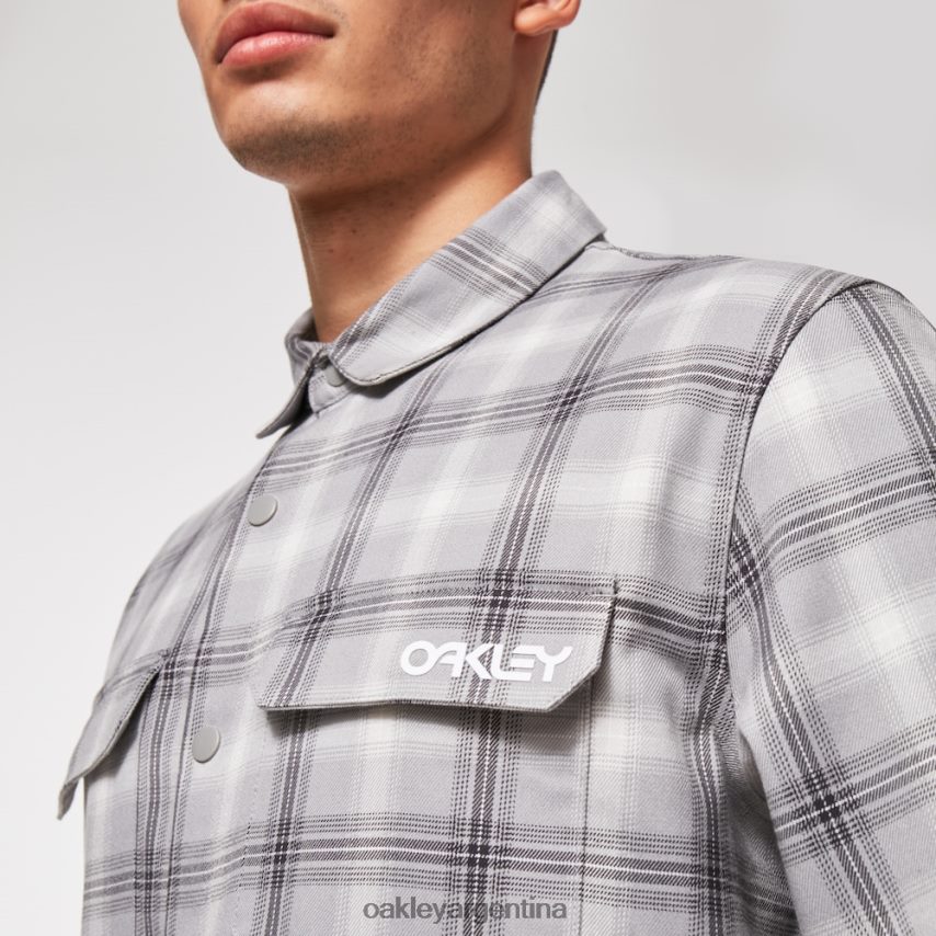 Oakley franela niseko tech NBFV422464 ropa cheque gris