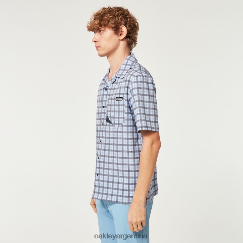 Oakley reducción de camisa de sol NBFV422285 ropa comprobar lila
