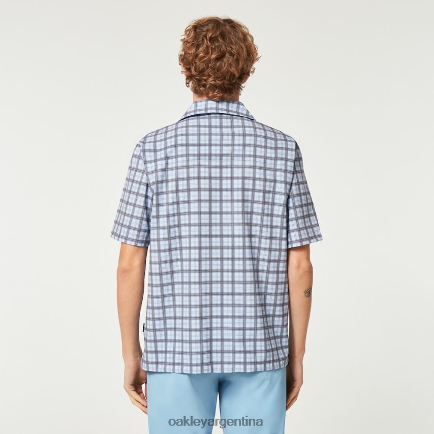 Oakley reducción de camisa de sol NBFV422285 ropa comprobar lila