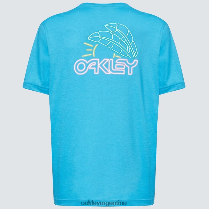 Oakley camiseta amanecer b1b NBFV422526 ropa azul brillante