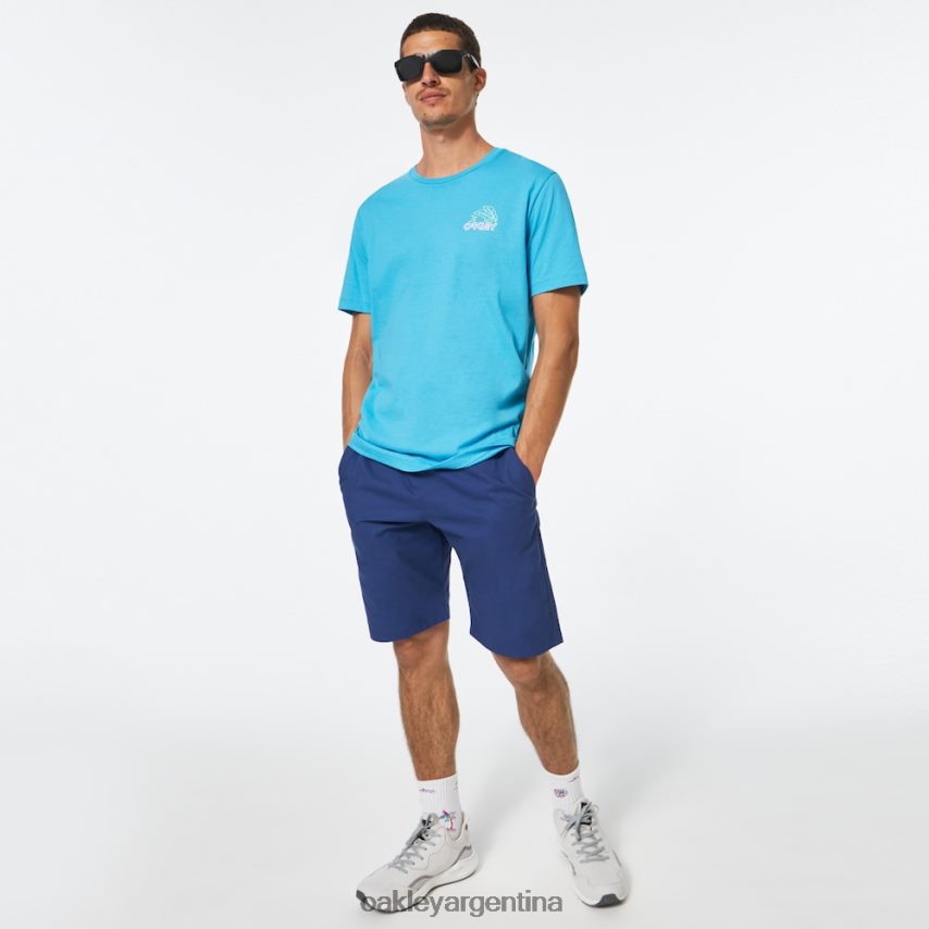 Oakley camiseta amanecer b1b NBFV422526 ropa azul brillante