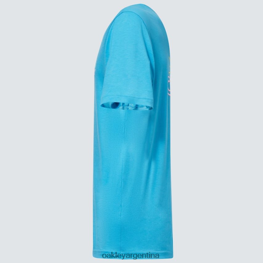 Oakley camiseta amanecer b1b NBFV422526 ropa azul brillante