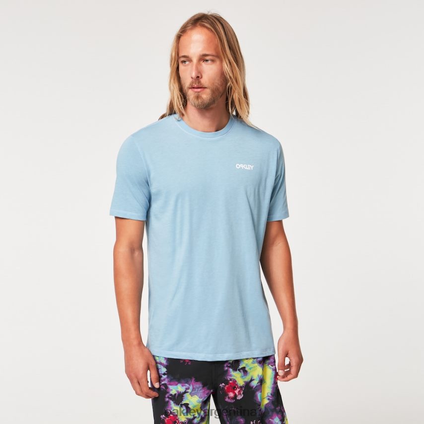 Oakley camiseta b1b clásica NBFV422263 ropa azul lavado a la piedra