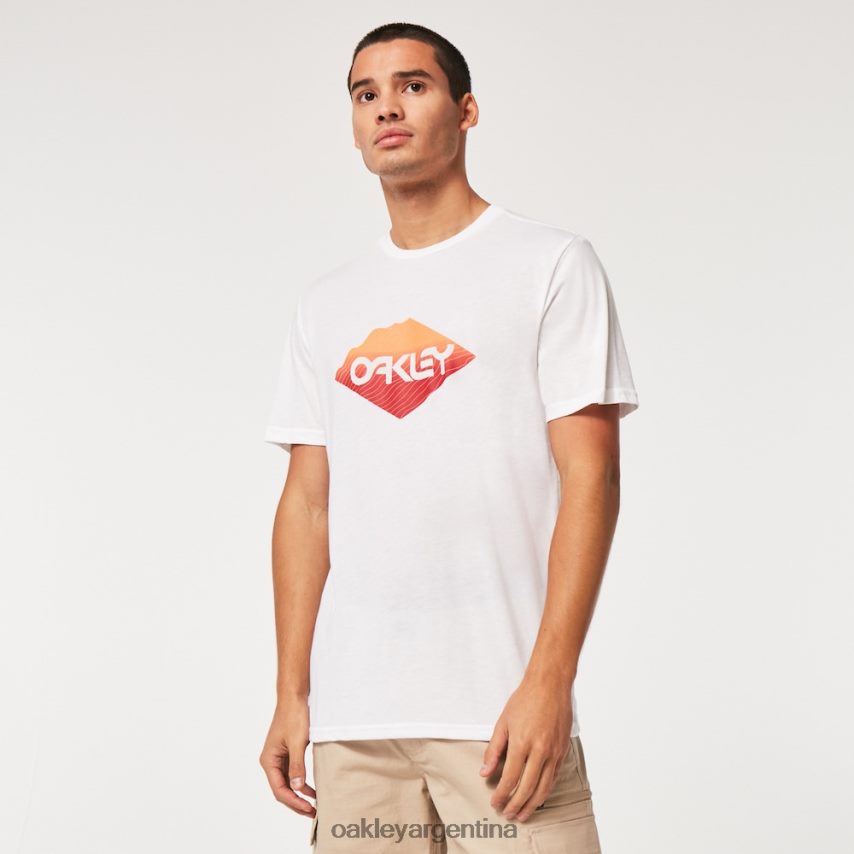 Oakley camiseta b1b de borde áspero NBFV422232 ropa blanco