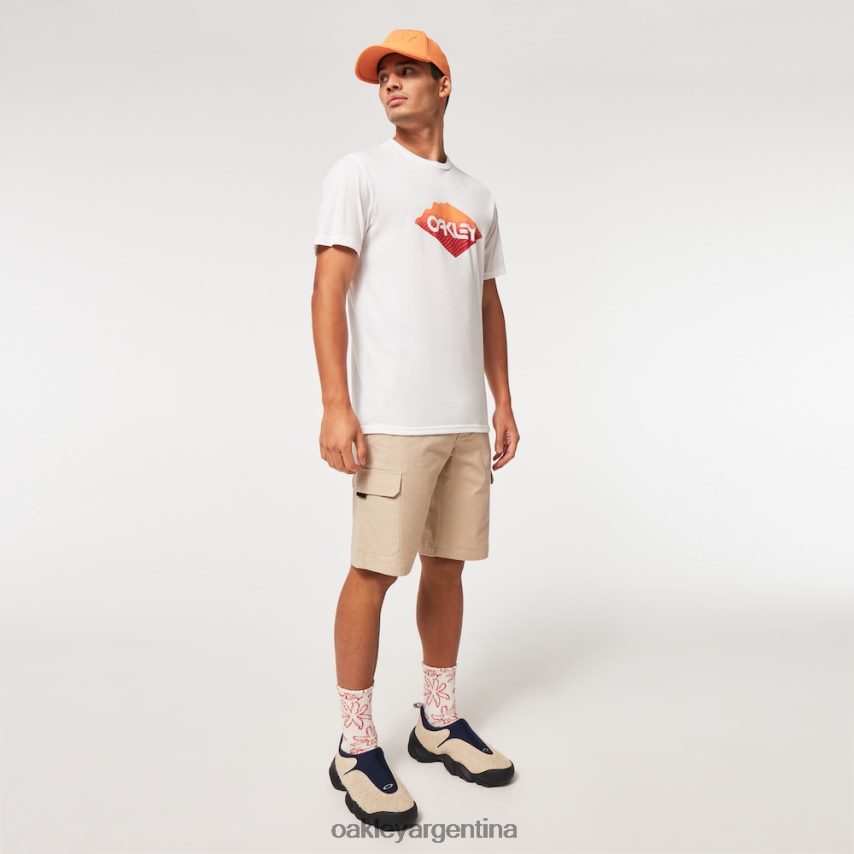 Oakley camiseta b1b de borde áspero NBFV422232 ropa blanco