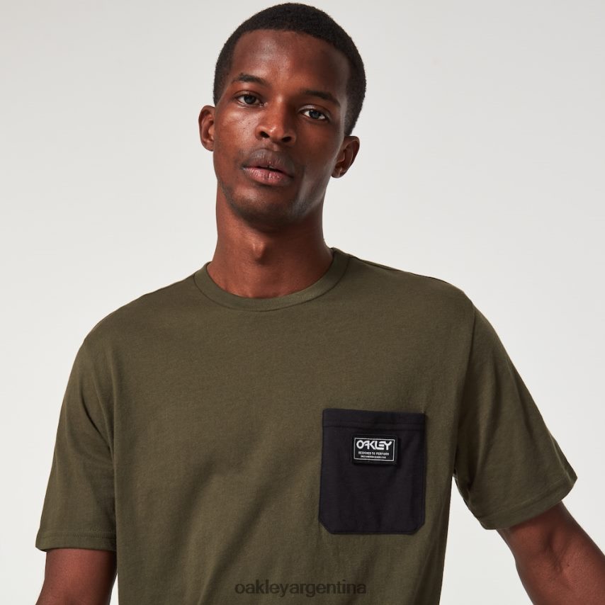 Oakley camiseta clásica con bolsillo b1b NBFV422316 ropa nuevo pincel oscuro